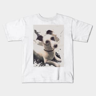 Jack Russell Paint Splatter Kids T-Shirt